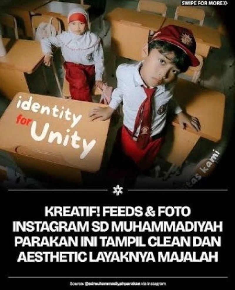 Kepoin Konten- konten Keren, Kreatif, dan Elastis di Instragam SD Muhammadiyah Parakan