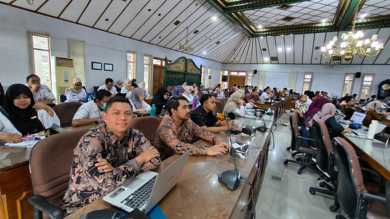 Dinkominfo, BKPSDM, Bapperida, dan Inspektorat Temanggung Ikuti Bimbingan Teknis Pemerintah Digital