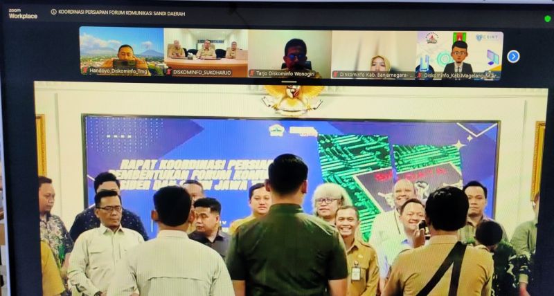 Koordinasi Persiapan Pembentukan Forum Komunikasi Sandi dan Keamanan Siber Daerah Jawa Tengah