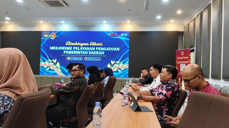 Optimalisasikan layanan aduan, Kepala DInas Kominfo ikuti Bimbingan teknis dengan Kementerian Dalam Negri